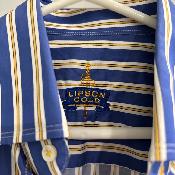 Blue Gold Dress Shirt - Picture 2 of 4